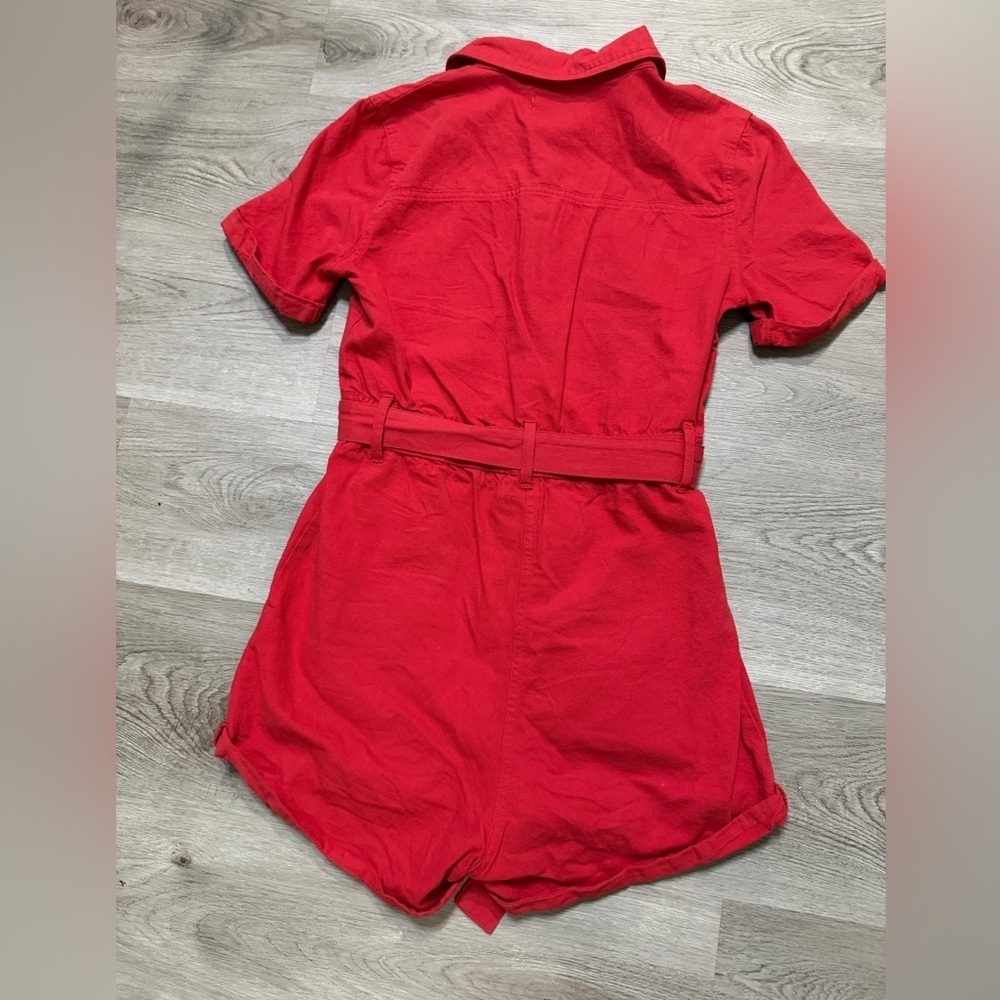 Urban Outfitters Scarlet Button-Up Romper - Picture 3 of 8